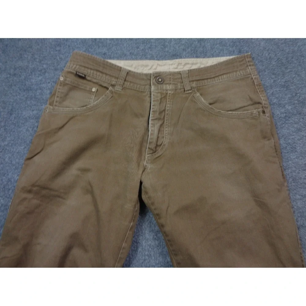 Kuhl Easy Rydr Vintage Patina Brown Stretch Gorpcore Canvas Pants 35x34 (34x33)
